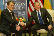 Ющенко встретил Буша