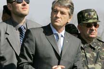 Охрана Ющенко распускает руки