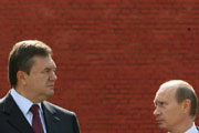 Киев встретил Путина неприветливо