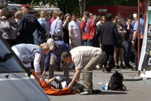В больницах Днепропетровска остаются 14 пострадавших в терактах