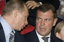 Путин и Медведев заверили Украину в близком партнерстве