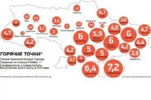 Forbes составил рейтинг криминогенных регионов Украины - лидируют Восток и Юг