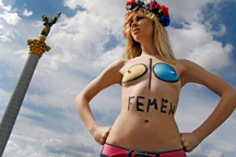 В FEMEN рассказывают, что их активисток били и возили в морг