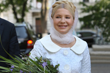 Тимошенко поблагодарила мэра Рима за баннер с ее лицом