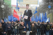 Протесты с чучелом. Чем возмущены киевляне?