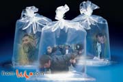 С голым задом, но под флагом!
или
Пакет за пакетом дерьмо подавай!