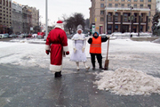  Зима и Майдан: две стихии в городе