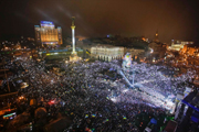 Депутат назвал число людей, посетивших Майдан в Новогоднюю ночь