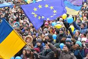 Евромайдан превратился в съемочную площадку