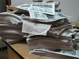 Стотысячный тираж лживых листовок был изъят в сорокатысячном округе Шевченковского района