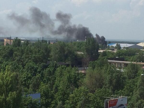 Авиация бьет боевиков в Лисичанске