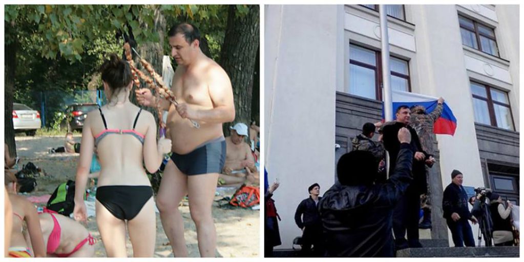 Главный сепаратист Луганска ни в чем себе не отказывает на пляжах Киева. ФОТО