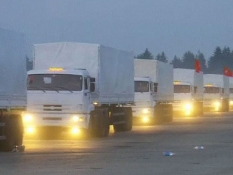 Первые машины из «конвоя Путина» заехали в Украину