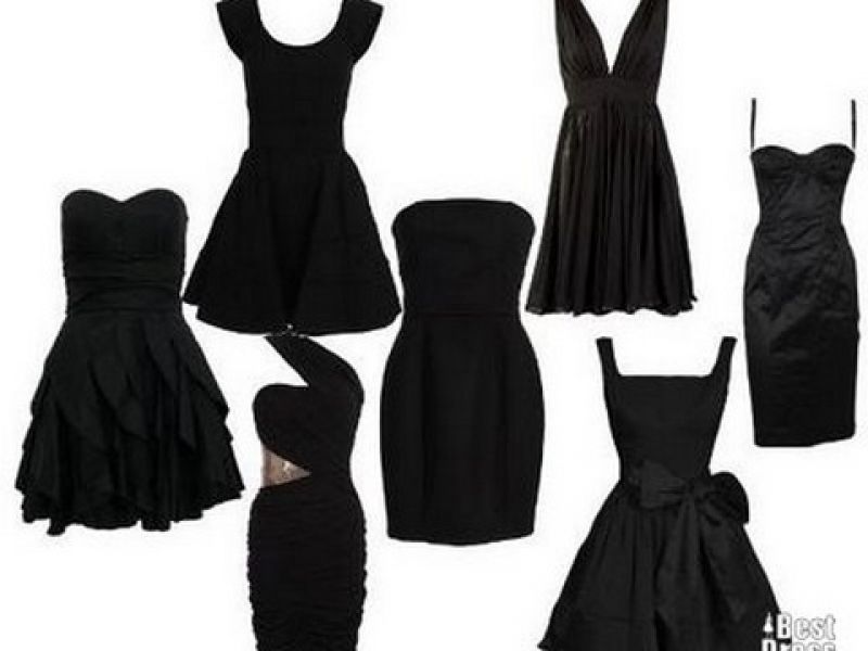 «Звездный» тренд —  черные платья. ФОТО