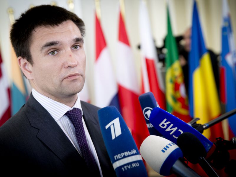 Климкин: «Чтобы навести порядок в Донецке и Луганске, нам нужна Россия»