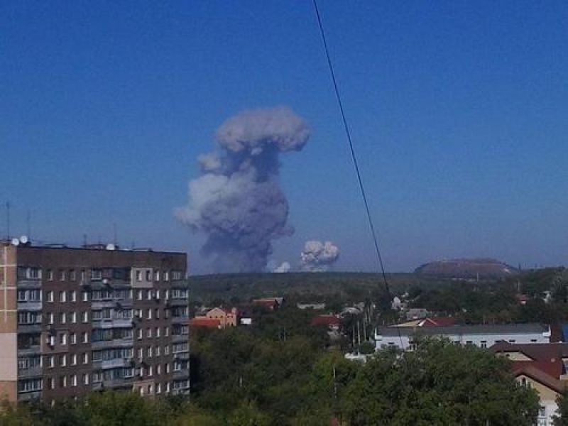 В Донецке прогремел взрыв на химзаводе. ФОТО, ВИДЕО