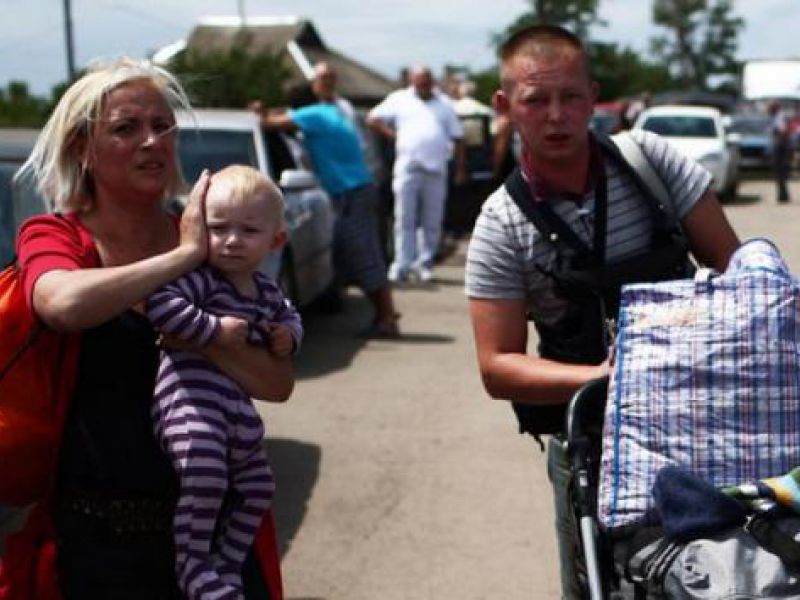 Переселенцы с Донбасса возвращаются из России домой