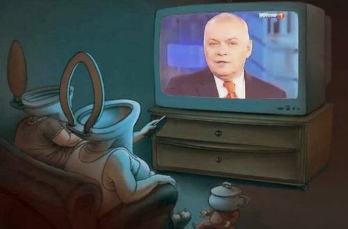 Да не утонет украинец в российском телевизионном дерьме! 