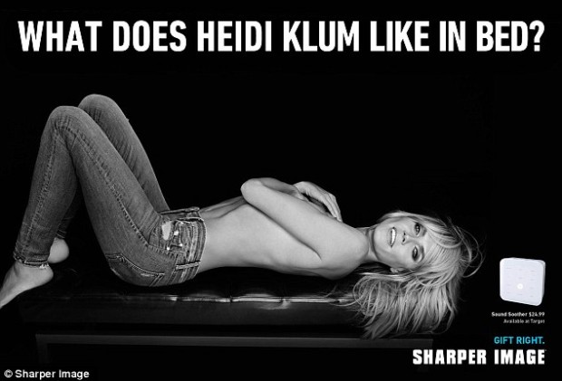 Хайди Клум сексуально отрекламировала кое-какие электроприборы. ФОТО