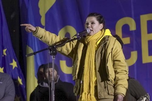 Руслана снова созывает студентов на Майдан. ВИДЕО