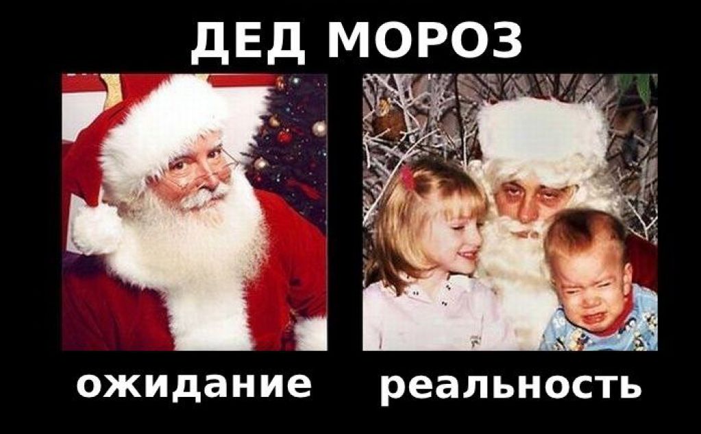 Новогодние ожидания и реальность. ФОТО