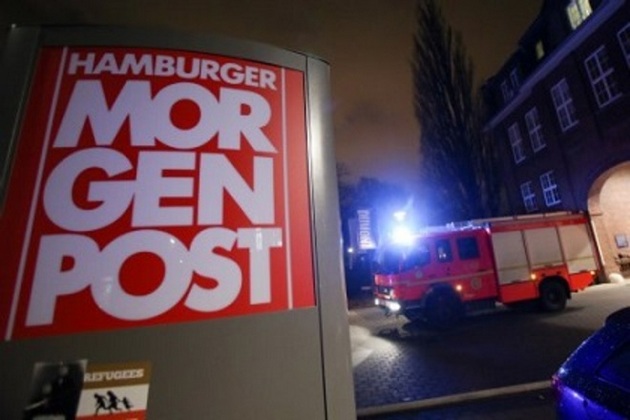 В Германии подожгли офис газеты, перепечатавшей карикатуры из Charlie Hebdo