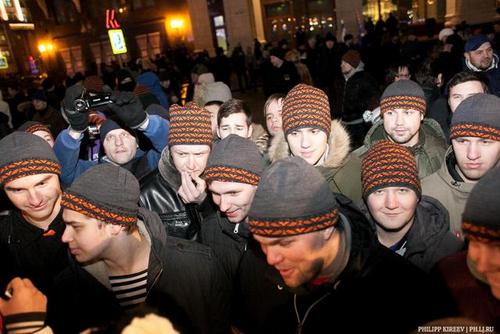 «Титушек» свезли в Москву и применили для разгона митинга. ФОТО