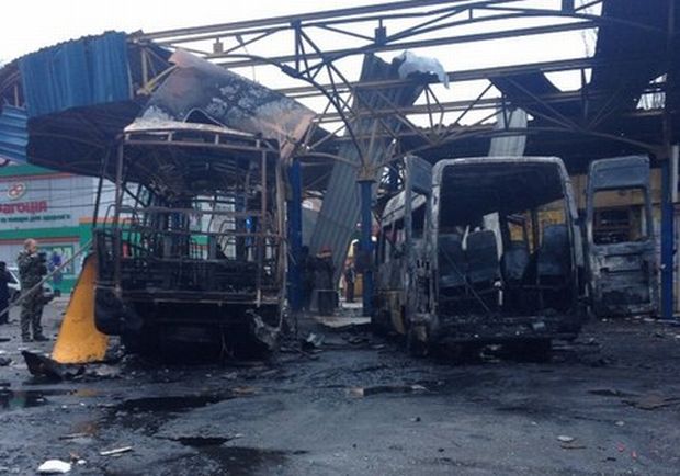 Автостанцию в Донецке уничтожили боевики. РАДИОПЕРЕХВАТ