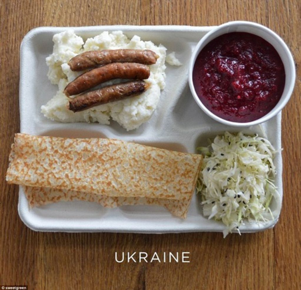 Обед украинского школьника сравнили с обедами детей из других стран. ФОТО