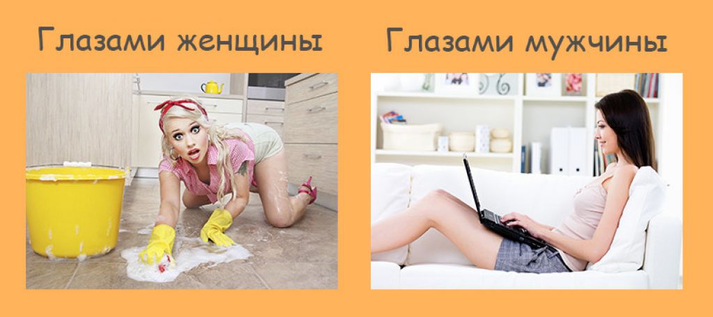 Как мужчины и женщины смотрят на одни и те же вещи. ФОТО