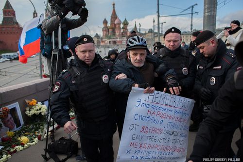 Москвичей арестовывали за Украину: Россияне, мы убиваем! ФОТО
