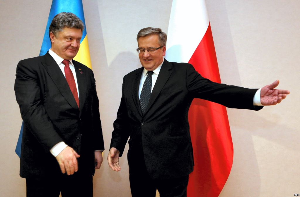 Порошенко и Коморовский договорились насчет «закона об УПА»