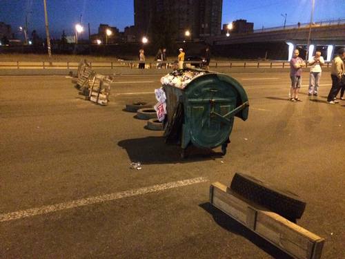 Кличко назвал забастовку на проспекте в Киеве «шоу на дороге». ВИДЕО