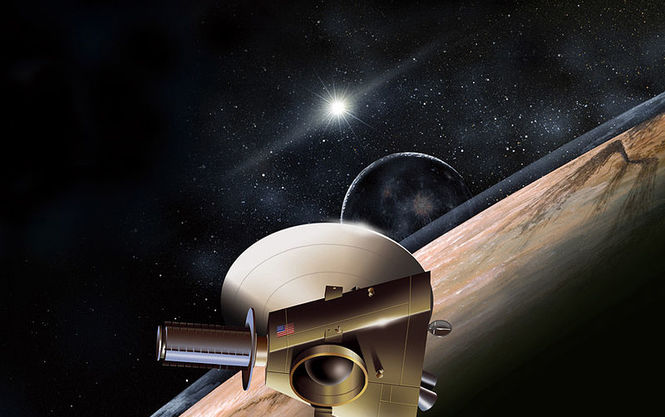 Станция NASA запечатлела Плутон вместе с его спутником. ВИДЕО