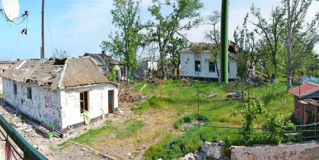 ОБСЕ: Порядка 80% зданий в Широкино не подлежат восстановлению