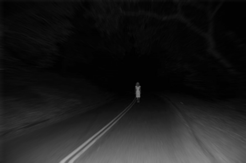 Ужас на трассе: реальное ВИДЕО призрака на дороге