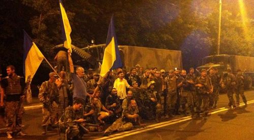 Они уходят: Батальон «Донбасс» покинул Широкино 