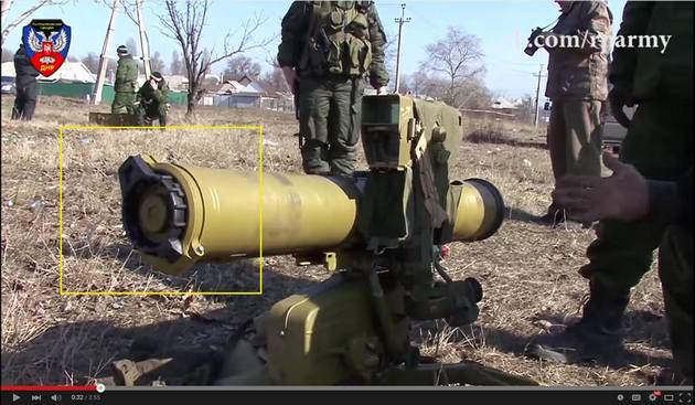 Боевики на Донбассе показали новейшее российское оружие. ВИДЕО