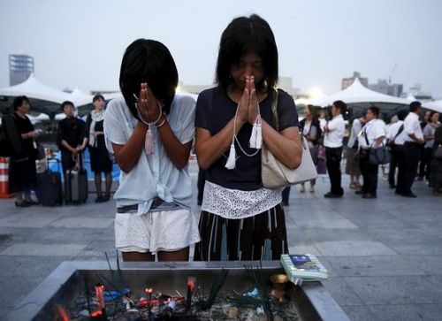 Минутой молчания почтила Япония жертв Хиросимы. ФОТО