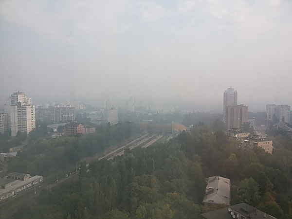 Киев в дыму: рекомендации по защите от задымления