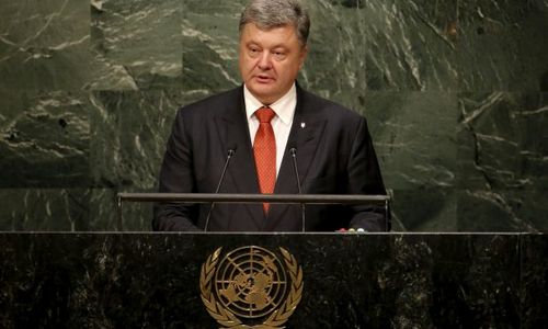 Делегация РФ покинула зал ГА ООН во время выступления Порошенко