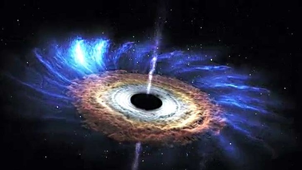 Как чёрная дыра разрывает звезду на части. ВИДЕО