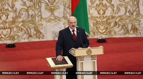 Лукашенко в пятый раз вступил в должность. ФОТО