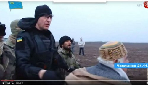 Штурмом Чаплынки руководил экс-беркутовец, которого опознали по фото с Майдана. ФОТО, ВИДЕО