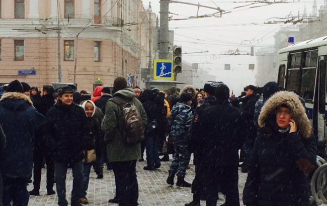 В Москве проходит «Марш перемен». Число арестованных растет. ФОТО, ВИДЕО
