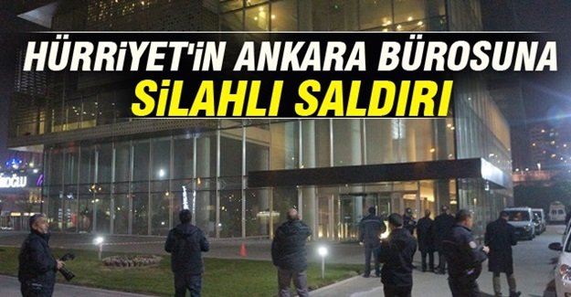 Неизвестные обстреляли офис редакции турецкой газеты Hürriyet. ВИДЕО