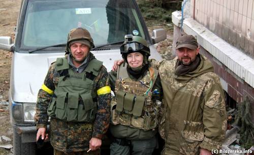 Белозерская: Под донецким аэропортом погиб командир Правого сектора
