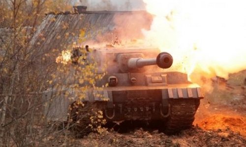 Под  Донецком прошел ожесточенный бой: в ход пошли танки и пулеметы