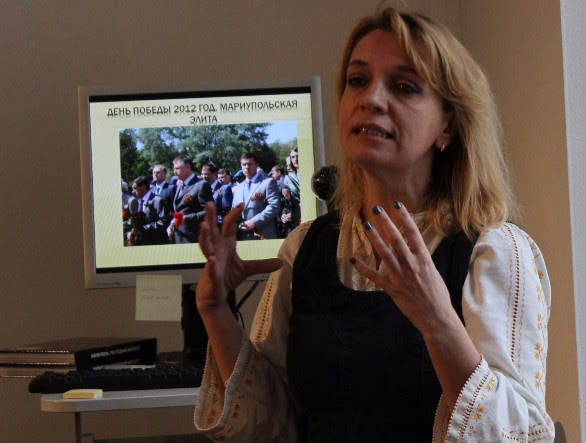Журналістка презентувала в офісі ОБСЄ у Відні книжку «Мариуполь: последний форпост»