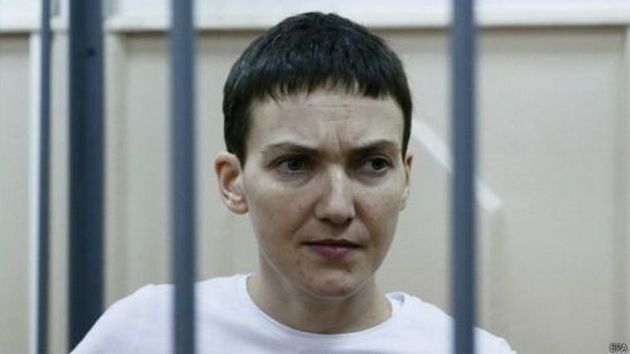 Надежда Савченко готова объявить сухую голодовку
